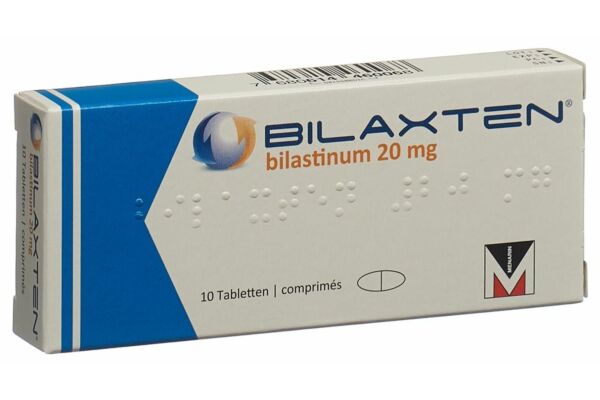 Bilaxten cpr 20 mg 10 pce