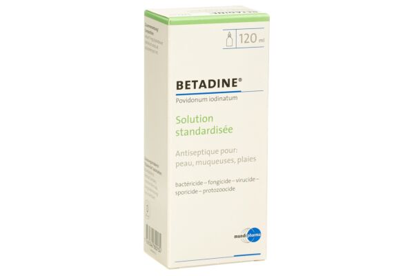 Betadine solution désinfectante sol fl 120 ml
