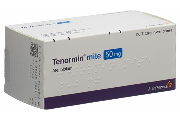 Tenormin mite cpr 50 mg 100 pce