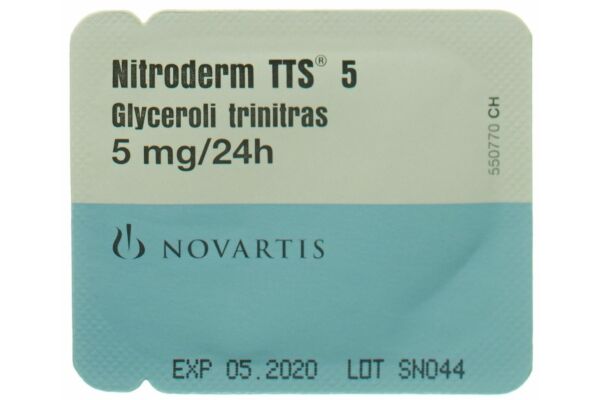 Nitroderm TTS 5 mg/24h sach 10 pce