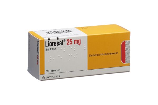 Liorésal cpr 25 mg 50 pce