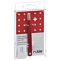 Rubis Pincette croix suisse pointue rouge Inox thumbnail