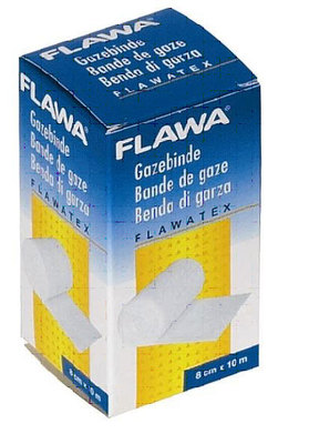 FLAWA FLAWATEX bande gaze boîte 10mx6cm