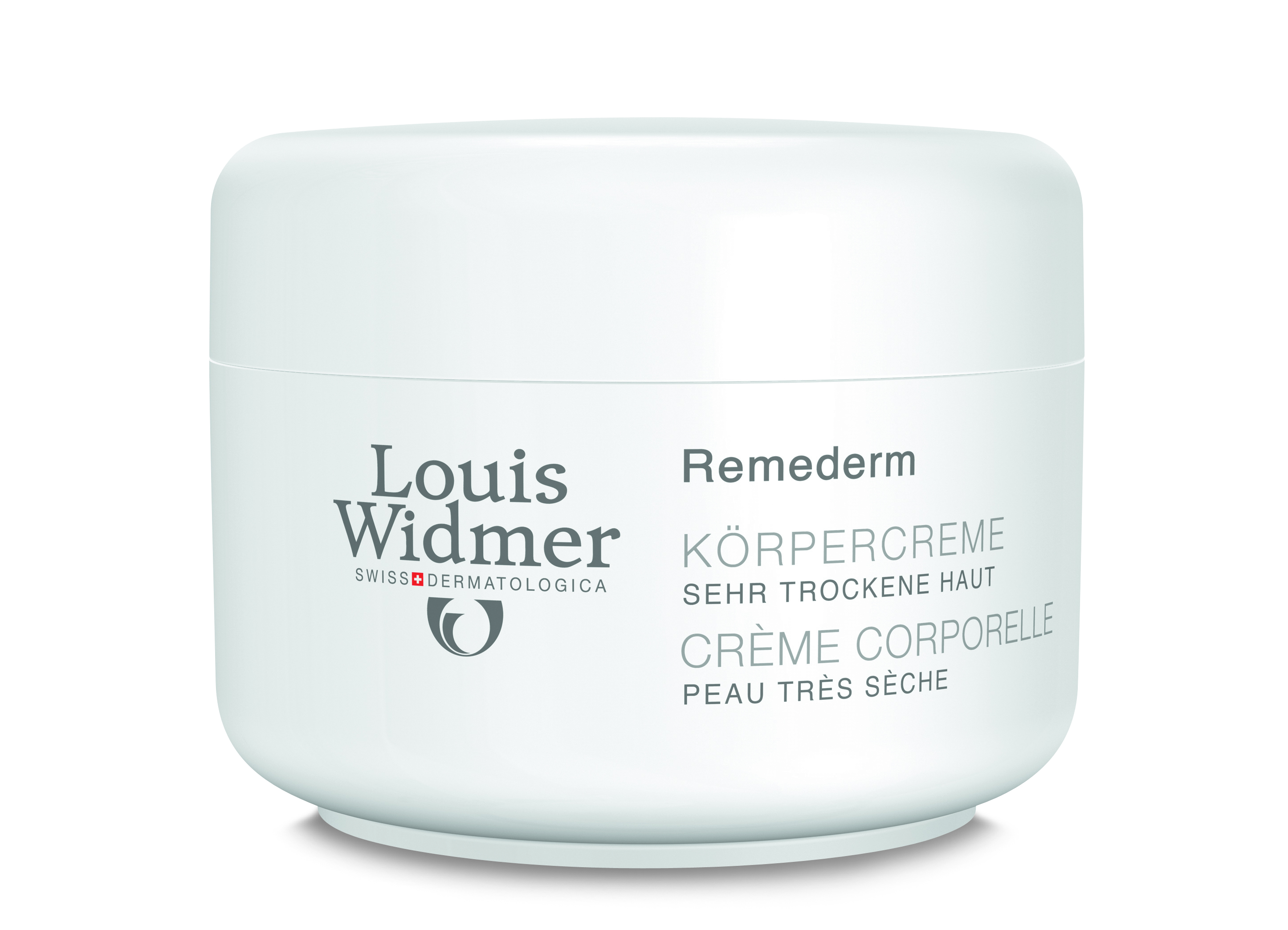 LOUIS WIDMER Remederm Körpercreme – 250 ml, ohne Parfüm