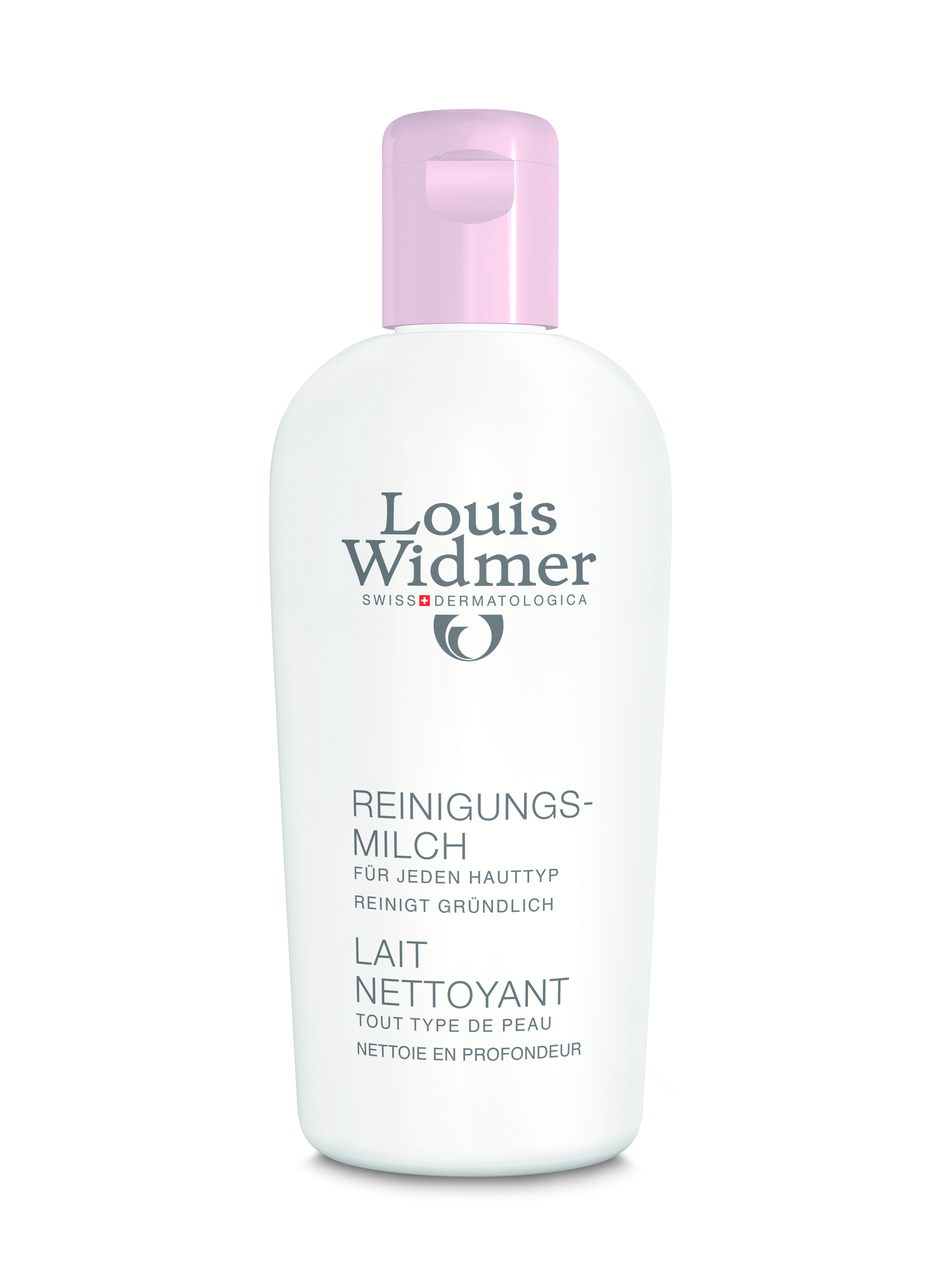 LOUIS WIDMER Reinigungsmilch – 200 ml, leicht parfümiert