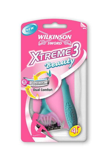 WILKINSON Xtreme 3 Beauty 4 Einwegrasierer