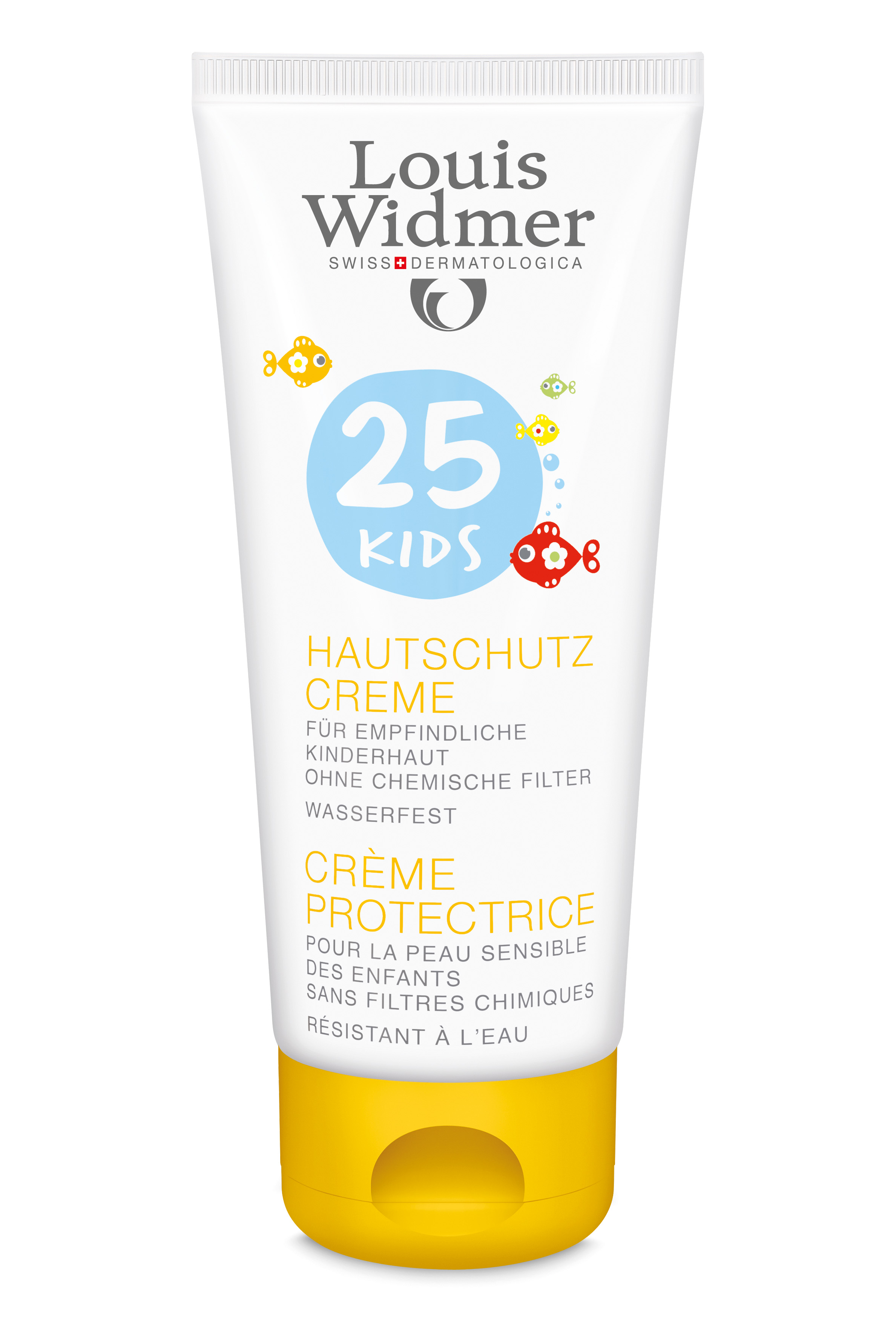 LOUIS WIDMER Kids Hautschutz Creme 25 – 100 ml, ohne Parfüm