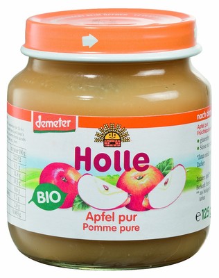 HOLLE Bio Gemüse-Gläschen Apfel pur 125 g