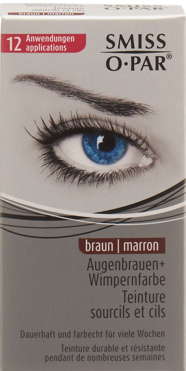 SMISS O PAR Augenbrauen- und Wimpernfarbe braun 2 x 5 ml
